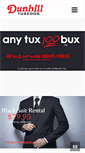 Mobile Screenshot of dunhilltuxedos.com